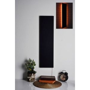 Decoratiune luminoasa LED, Rectangle, MDF, 60 LED-uri, Rosu imagine