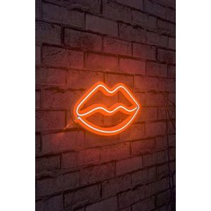 Decoratiune luminoasa LED, Lips, Benzi flexibile de neon, DC 12 V, Rosu imagine