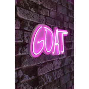 Decoratiune luminoasa LED, GOAT, Benzi flexibile de neon, DC 12 V, Roz imagine