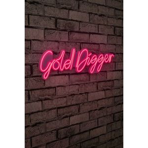 Decoratiune luminoasa LED, Gold Digger, Benzi flexibile de neon, DC 12 V, Roz imagine