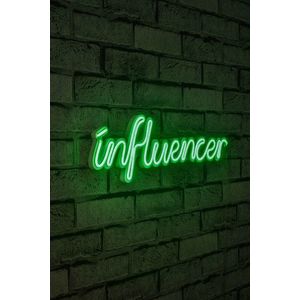 Decoratiune luminoasa LED, Influencer, Benzi flexibile de neon, DC 12 V, Verde imagine