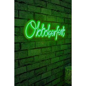 Decoratiune luminoasa LED, Oktoberfest, Benzi flexibile de neon, DC 12 V, Verde imagine