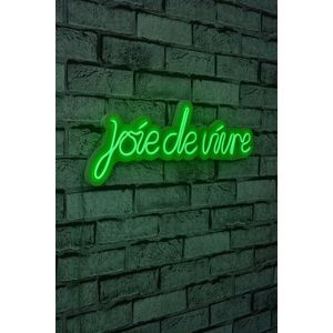 Decoratiune luminoasa LED, Joie de Vivre, Benzi flexibile de neon, DC 12 V, Verde imagine