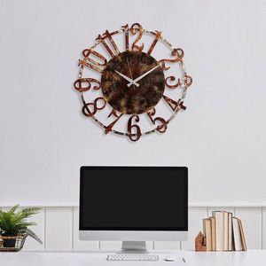 Ceas de perete, Metal Wall Clock 15, Metal, ø48 cm, Multicolor imagine