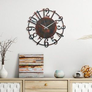 Ceas de perete, Metal Wall Clock 15, Metal, ø48 cm, Multicolor imagine