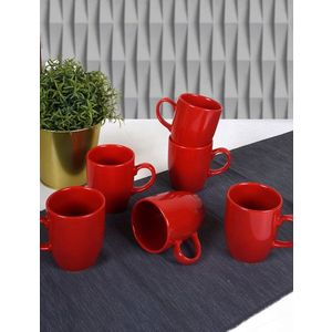 Set cani, Keramika, 275KRM1641, Ceramica, Rosu imagine