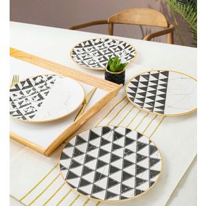 Set platouri pentru servire, Keramika, 275KRM1344, Ceramica, Multicolor imagine