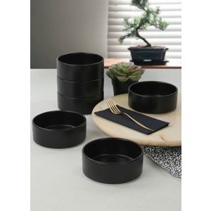 Set boluri, Keramika, 275KRM1631, Ceramica, Negru imagine