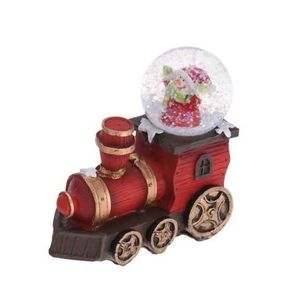 Decoratiune Christmas Train rosu 10x4.5 cm imagine