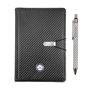 Set agenda si pix cu logo Mercedes, in cutie eleganta, negru imagine