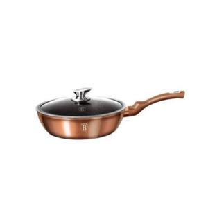 Tigaie cu capac 2.3 Litri, Berlinger Haus, 24 cm, Rose Gold Metallic Line, BH 1517 imagine