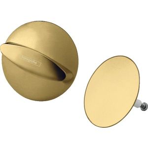 Set ornamente pentru sifon cu preaplin pentru cada Hansgrohe Flexaplus gold optic lustruit imagine