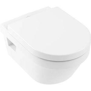 Set vas WC suspendat Villeroy & Boch Omnia Architectura DirectFlush CeramicPlus cu capac inchidere lenta alb Alpin imagine