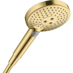 Para de dus Hansgrohe Raindance Select S 120 cu 3 jeturi gold optic lustruit imagine