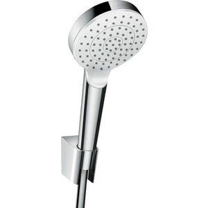 Set dus Hansgrohe Crometta 100 cu para agatatoare si furtun de dus 1.6m alb-crom imagine