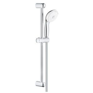 Set de dus Grohe Tempesta 100 para de dus cu 3 jeturi furtun 175cm si bara de 60cm 9.5 l/min crom imagine