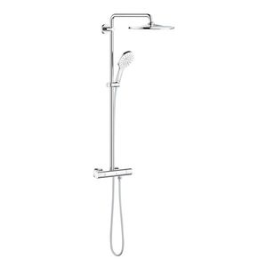 Coloana de dus Grohe Rainshower SmartActive 310 cu baterie termostatata 111cm moon white imagine