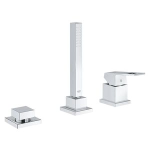 Baterie cada Grohe Eurocube din 3 elemente montare pe cada necesita corp ingropat crom imagine