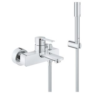 Baterie cada Grohe Lineare cu set de dus cu agatatoare crvom imagine