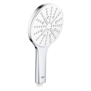 Para de dus Grohe RainShower SmartActive 130 Cube cu 3 jeturi moon white imagine