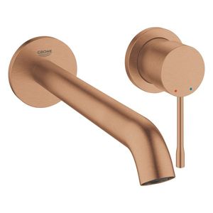 Baterie lavoar Grohe Essence L din 2 elemente de perete necesita corp incastrat brushed warm sunset imagine