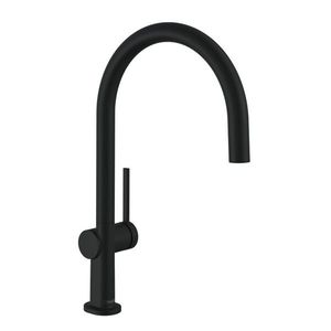 Baterie bucatarie Hansgrohe Talis M54 220 negru mat imagine