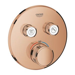 Baterie cada - dus termostatata Grohe Grohtherm SmartControl Round montaj incastrat necesita corp ingropat warm sunset imagine