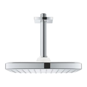 Palarie de dus Grohe Tempesta 250 Cube 1 jet cu brat de dus 142mm de tavan 9.5 l/min crom-alb imagine