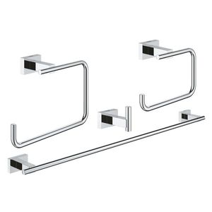 Set accesorii Grohe Essentials 4-in-1 crom imagine