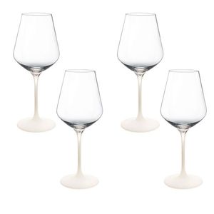 Set 4 pahare vin rosu Villeroy & Boch Manufacture Rock Blanc 470 ml imagine