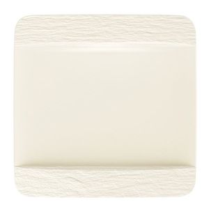 Farfurie plata Villeroy & Boch Manufacture Rock Blanc 28x28cm imagine