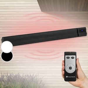 Blumfeldt Cosmic Beam Plus, încălzitor cu infrarosu pentru terasă, 2400 W, IP44, telecomandă, negru imagine