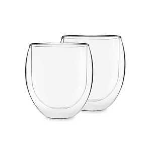 Feelino Ice set, 2 cești de ceai, set de 2, 400 ml, sticlă borosilicată de înaltă calitate, sigură pentru mașina de spălat vase imagine