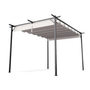 Blumfeldt Pantheon Robust, pergola, 3 x 4 m, cu jaluzele laterale, oțel acoperit cu pulbere rezistent la intemperii imagine