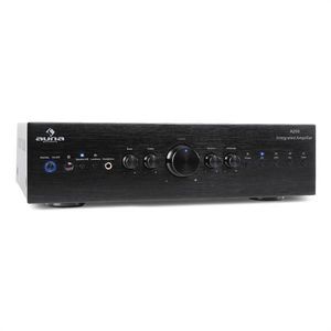 Auna CD708, 600 W, amplificator stereo, AUX phono, negru imagine