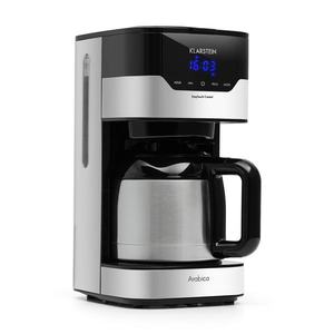 Klarstein Arabica 800W, aparat de cafea, EasyTouch Control, argintiu/negru imagine