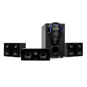 Auna Areal 525 DG, sistem home cinema 5.1, 125 W RMS, intrare optică, BT, USB, SD, AUX, telecomandă imagine