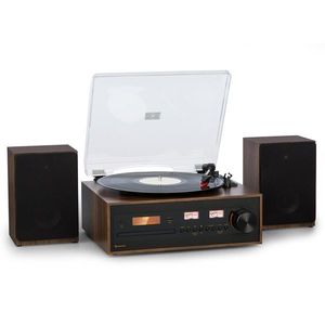 Auna Oxford SE, mini sistem stereo, DAB+/FM, funcție BT, vinil, CD, AUX-In imagine