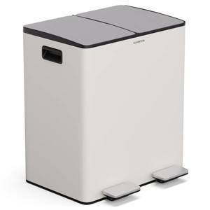 Klarstein EcoVista, coș de gunoi cu composter, 40 l + 3 l/coș + composter, Soft-Close imagine