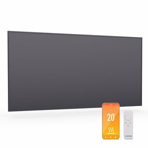 Klarstein Wonderwall Smart Încălzitor cu infraroșu, 60x120cm, Aplicație, 770W, Cronometru săptămânal, IP24 imagine