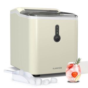 Klarstein ChillOut Ice Cube Maker, 12 kg/zi, 9 cuburi de gheață în 8 minute, 120 W, rezervor de apă imagine