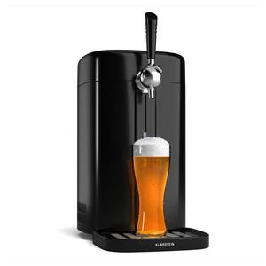 Klarstein Dozator de bere FrostBrew, Sistem de presiune CO2, Răcire termică, 3-12 °C, Afișaj temperatură LED imagine