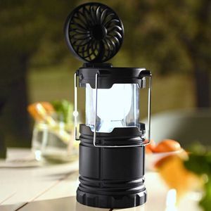 Lumină LED de camping cu ventilator imagine