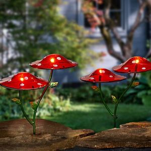 1 lumină solară „Toadstool”. imagine