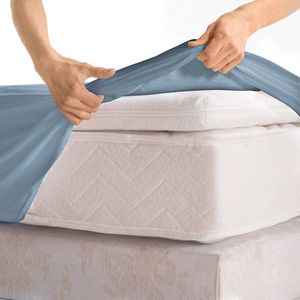 Cearșaf extensibil Percale, colț 40 cm imagine