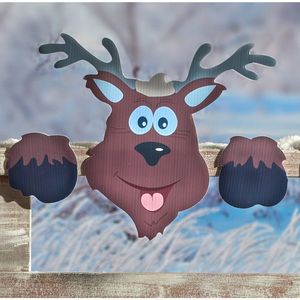 Decorațiune pentru gard „Reindeer” (ren) imagine