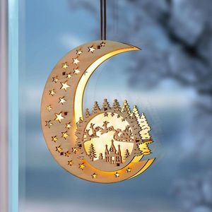 LED-uri de decorare din lemn Magic Moon imagine