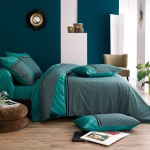 Lin inclus Gustav cu imprimare, bumbac percale imagine