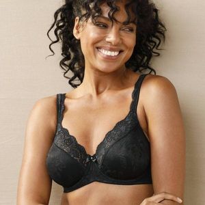 Sutien Stellina Triumph® semipadded din satin și dantelă, cu armătură imagine