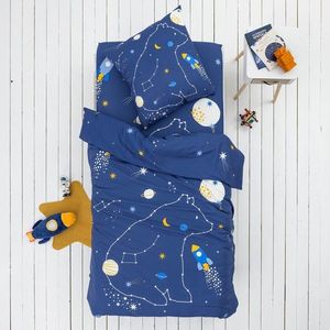 Lenjerie de pat pentru copii Journey to Space, bumbac imagine